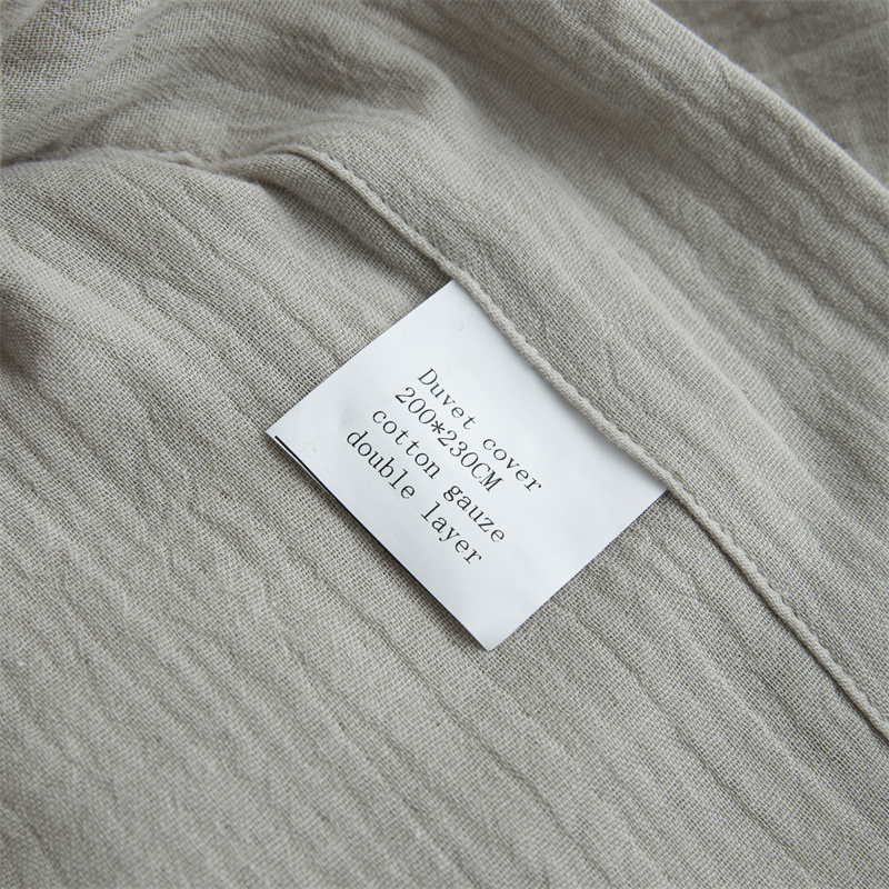 Bộ chăn ga gối đệm hai lớp gạc 100% vải cotton siêu mềm Bộ chăn ga gối đệm hai lớp gạc 100% vải cotton siêu mềm