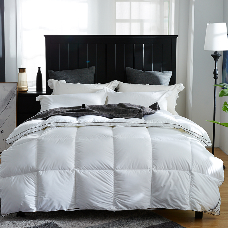 Duck Down Chăn bông mềm ấm có đường ống 100% cotton