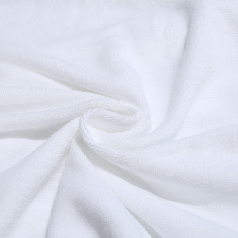 Chất liệu Terry mềm mại Áo choàng tắm màu trắng GSM cao có khả năng thấm nước tốt Chất liệu Terry mềm mại Áo choàng tắm màu trắng GSM cao có khả năng thấm nước tốt